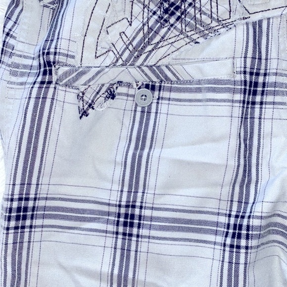 Y2K vintage Quicksilver gray plaid shorts - Picture 4 of 8